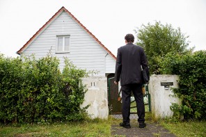 Jan Timke ("Bürger in Wut") bei Hausbesuchen in seinem Wahlkreis in Bremerhaven